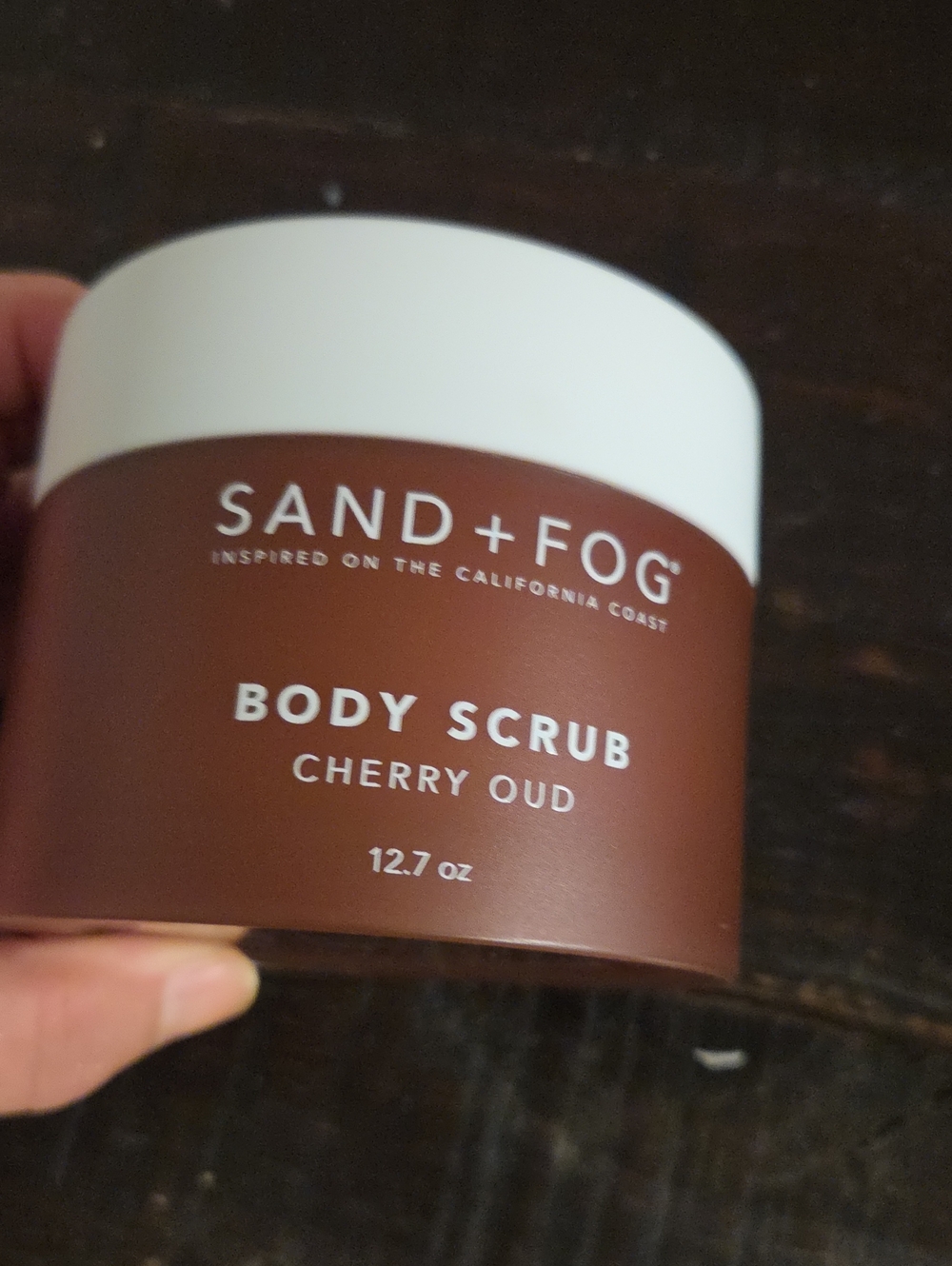 Sand + Fog Cherry Oud Body Scrub – New